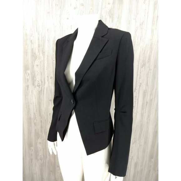 BCBGMAXAZRIA Jackets & Blazers - BCBGMAXAZRIA Blazer Mariah Black Single Button